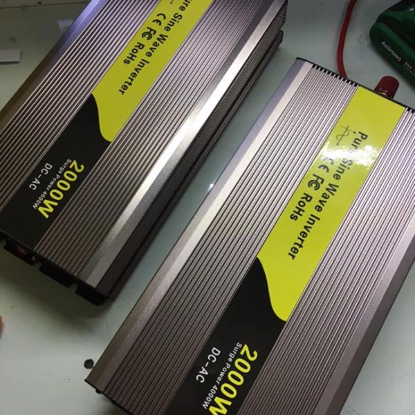 12V Volt 2000w Pure Sine Wave Power Inverter DC To AC 110V 220V