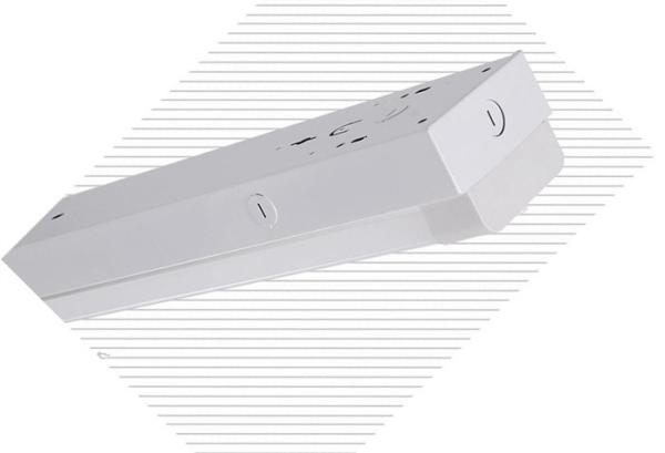 Polycarbonate LED Linear Strip , 38W LED Bar Strip 3300K For Buildings Office Palza
