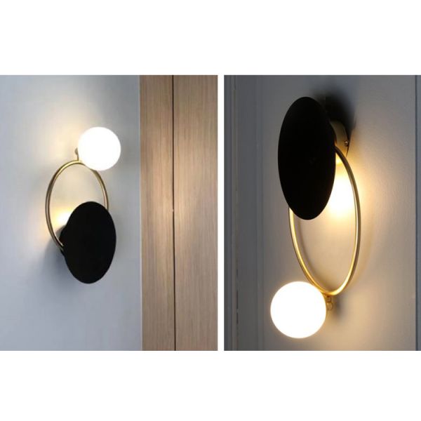 LED Wall bed lamp Designer Creative Spherical Metal Wall Lights Fixures (WH-OR-14)