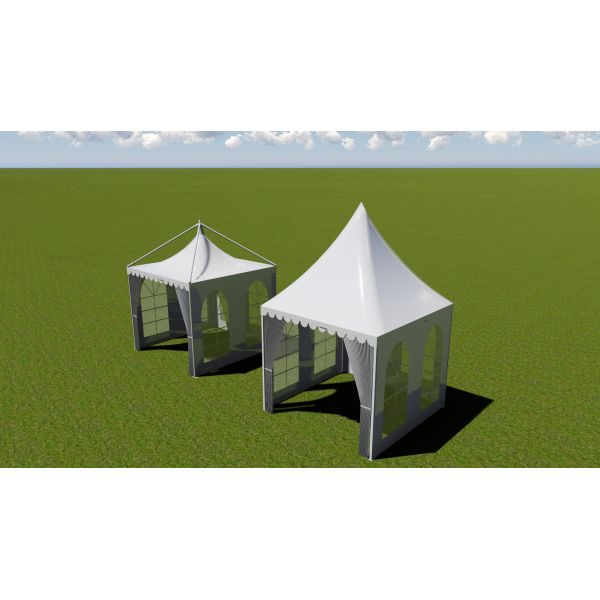 UV Resistant Transparent White Waterproof Hop-Dip Galvanized Steel Aluminum Wedding Canopy For Party