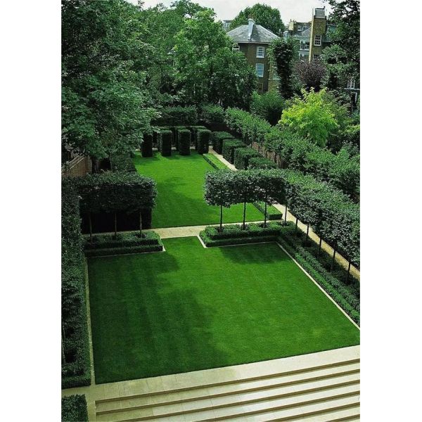 Backyard Landscaping Artificial Grass Synthetic Turf For Events 55mm PE 130 / M