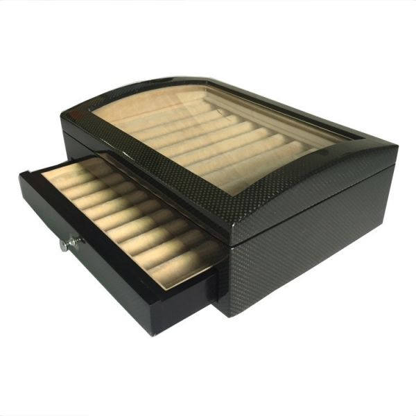 2 Layer Custom Wood Pen Box 20 Slots Durable Glossy Wooden Pen Storage Box