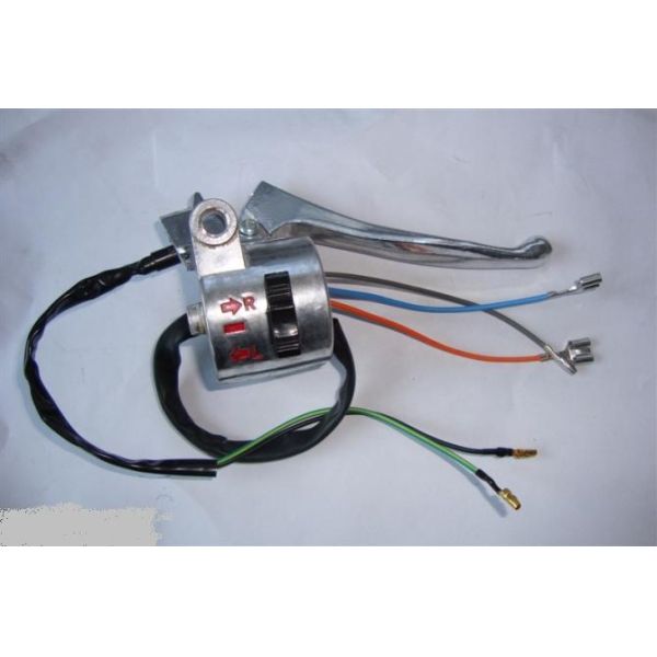 For Honda C90 Motorcycle Turn Signal Switch , Waterpoof Scooter Handlebar Mounted Switch
