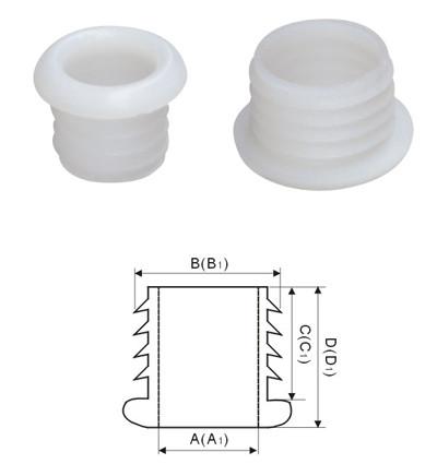 Bush de aço inoxidável do OEM/de nylon de cobre, isolador da bucha do transformador, bucha plástica de nylon