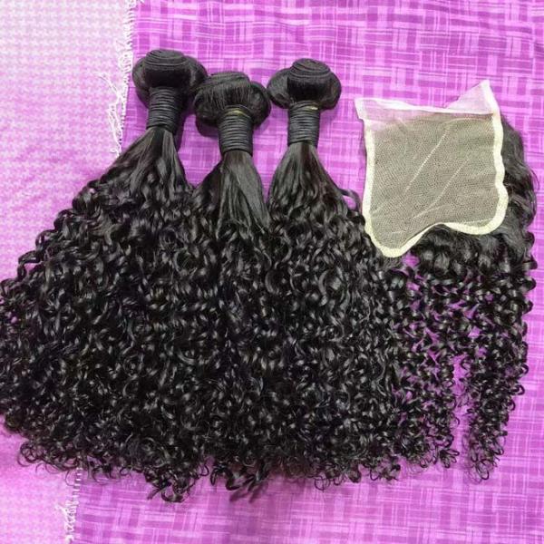 12A Super Funmi Duplo Desenho de Cabelos Humanos Curly Bundles Kinky Curly Hair Extensions