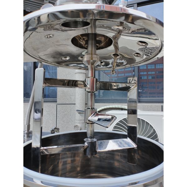 Compact Integrated Design Gelatin Melting Tank with Food-Grade 316L Stainless Steel and Vacuum Defoaming for Lab and R&D Use