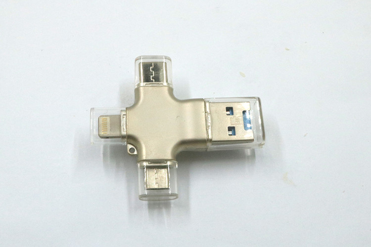 4 в одном типе вспышке USB C OTG управляет 2,0 3,0 30MB/S для телефона Android