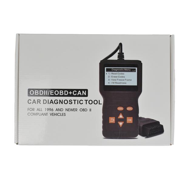 XTRUCK Y10 OBD2 Scanner Car Diagnostic Tool with 16 PIN OBD II Port Supports 9 Major Protocols Read/Erase Fault Codes