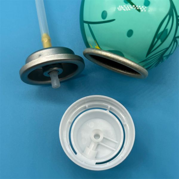 1 pulgada de champú seco válvula de aerosoles para el champú del cabello aplicación suave