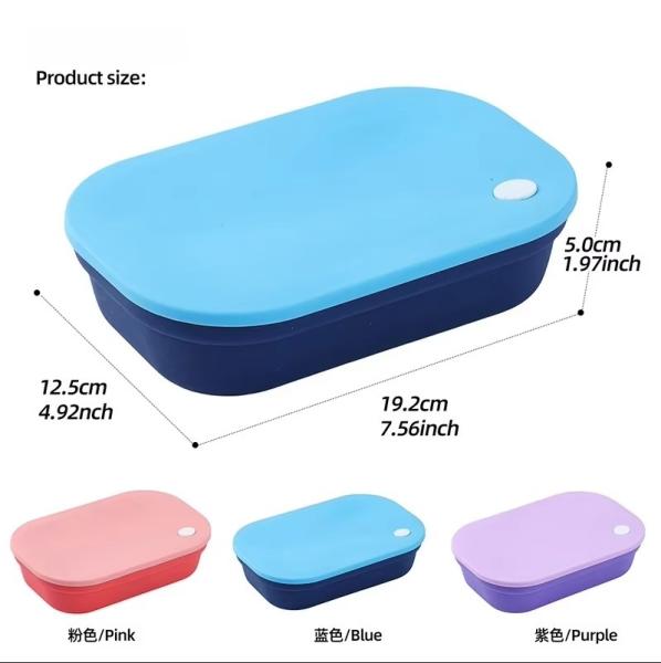 BPA-Free Stainless Steel Bento Box for Kids with Silicone Sleeve