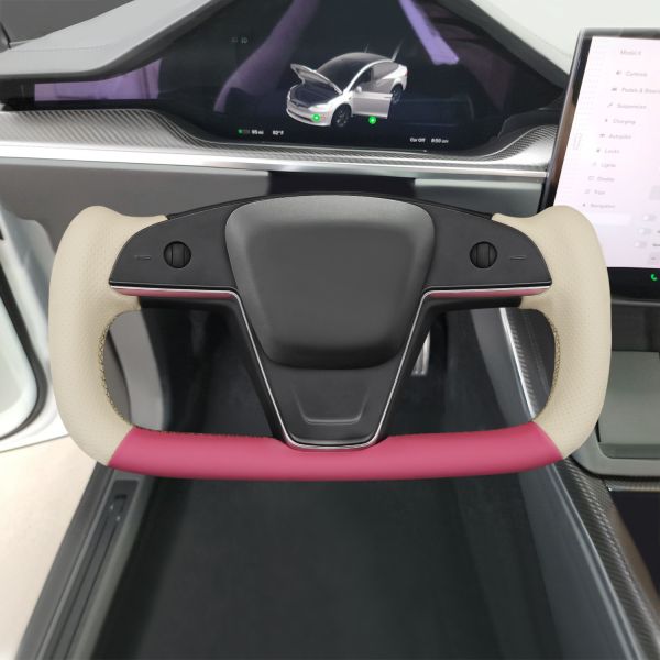 High Quality New Design Steering Wheel Cover For Tesla Model S 2021 2023