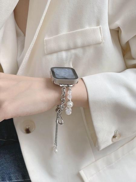 41mm largeur de bande bijoux en acier inoxydable ceinture iWatch pour élégante et femme smartwatch