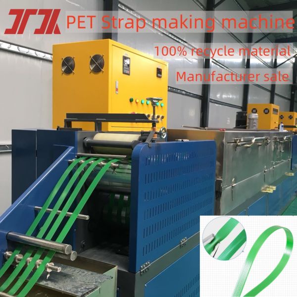 9-32mm PET Flake Pet Plastic Material Packaging Belt Band Production Line Of Pet Strap With Automatic Winder