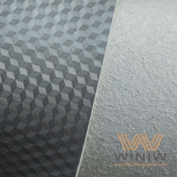 Shiny PU Patent Synthetic Leather Fabric Waterproof Customized For Football