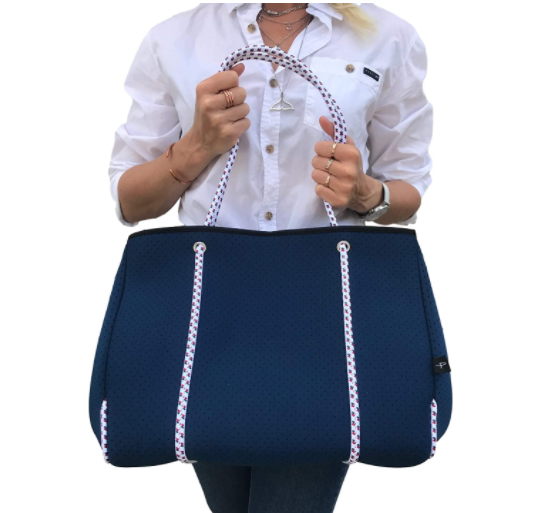 Grand sac fourre-tout en néoprène léger pour femmes pour les voyages à la plage