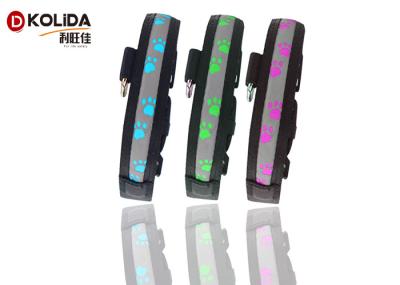 LED Flashing Light Dog Collar and Leash Safety Pet Dog Puppy Collar Lead in Night