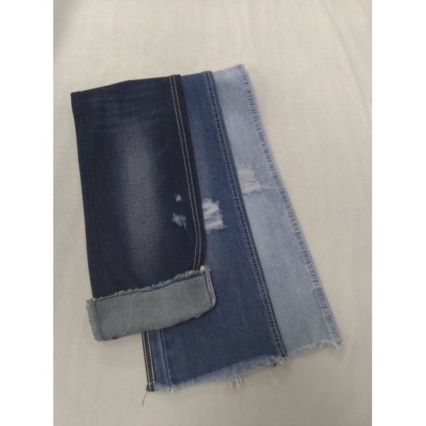9.4oz 90% Cotton Denim Fabric Dark Blue 180cm Twill Weave