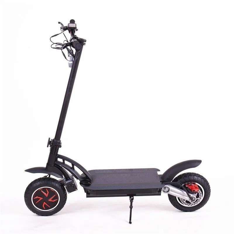 Off-Road Wide Tire Folding Electric Scooter with Powerful Lithium Battery 119*62*118cm 55km/h Speed 30km Range per Charge