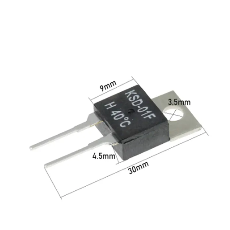 Auto Reset KSD-01F Miniature Thermal Switch for AC120V/220V & DC48V