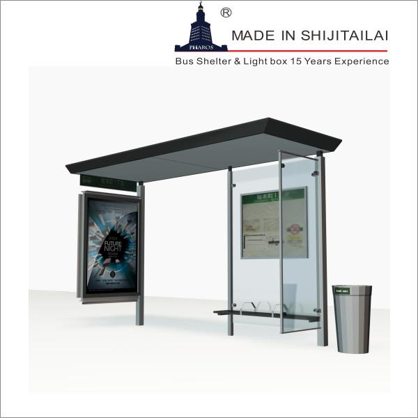 Anti Corrosion HDG 6hrs/Night Digital Bus Shelters