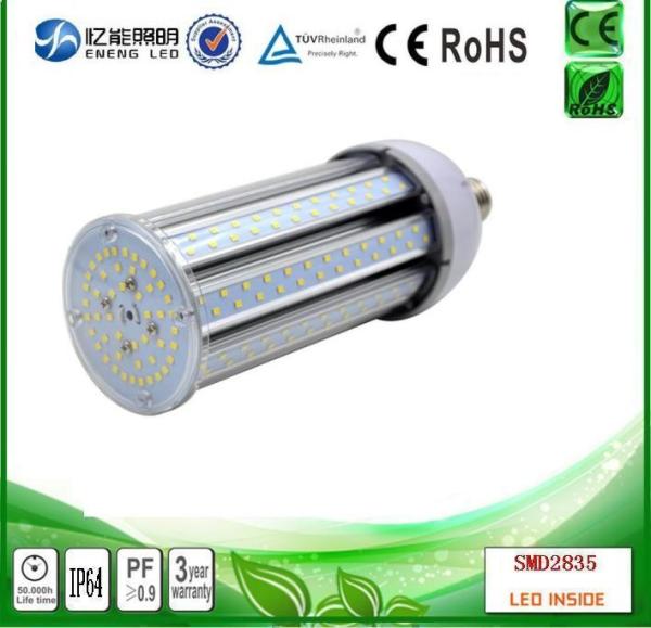 120LM/W E27E40 50W led street light led corn light E40 led high bay light  smd2835 cri>75 3 years warranty CE ROHS