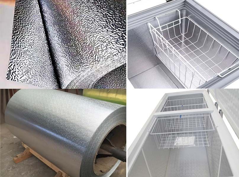 3003 5052 Anti-Slip Corrosion Resistant Stucco Embossed Aluminum Sheet Custom Size 0.2-6.0mm for Refrigerator Liner