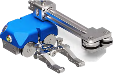 TR13 Micro Mouse Scanner Magnetic Wheel Pipeline Welding Seam Scanner with Adjustable Fork Clamp and Intelligent Step Clicker Button