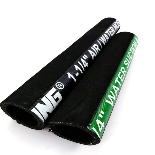 Flexible Rubber Water Suction Hose , 1 Inch Industrial Water Hose Long Service Life