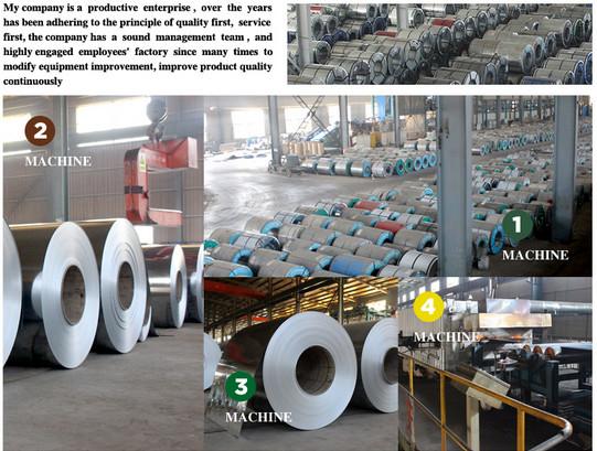 0.7mm Galvanized Steel Sheet In Coil DX51D Grade 50 - 150g Zinc Coated