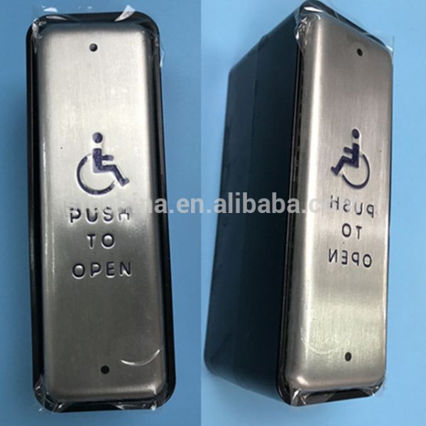 Steel Direction Push to Open or Push to Exit,Automatic Handicap Button Door