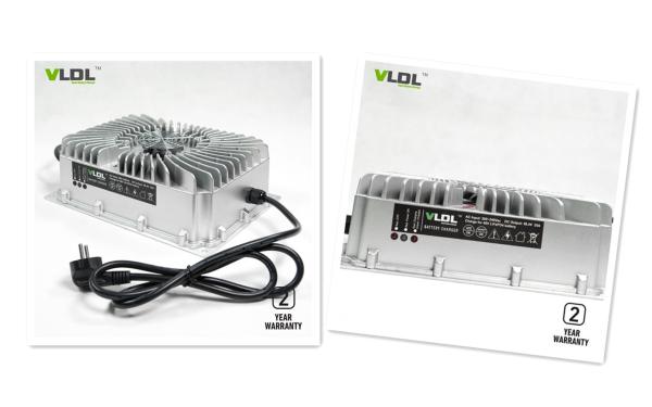 Waterproof 58.8V 48V 25A Marine Battery Charger With Aluminium 6.0KG Casing Fully Sealed