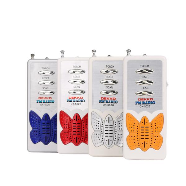 Portable FM Frequency Range 88-108 MHz FM Speaker Radio Powered By 2*AA Dry Battery