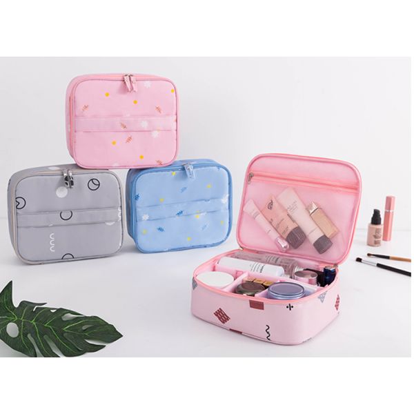 Web celebrity makeup bag girl small portable travel storage bag and cosmetic box with large capacity