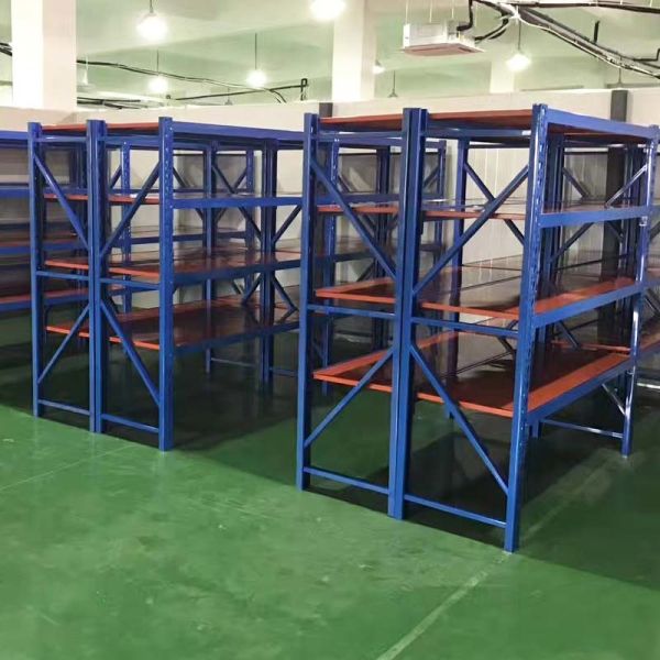 5Tier Adjustable Warehouse Boltless Metal Shelving Units Rivet Rack Steel Shelving