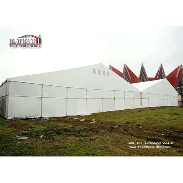 Custom White Outdoor Exhibition Tents Aluminum Hajj Tent For Ramadan