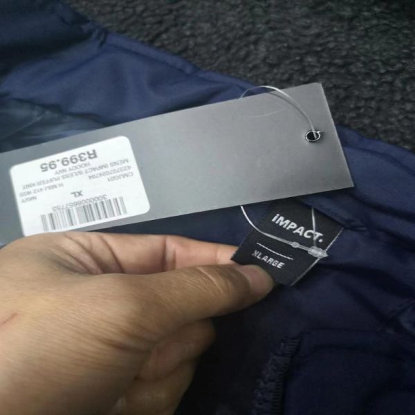 Men's Navy Utility Gilet Vest 100% Polyester Padded Vest With Hood