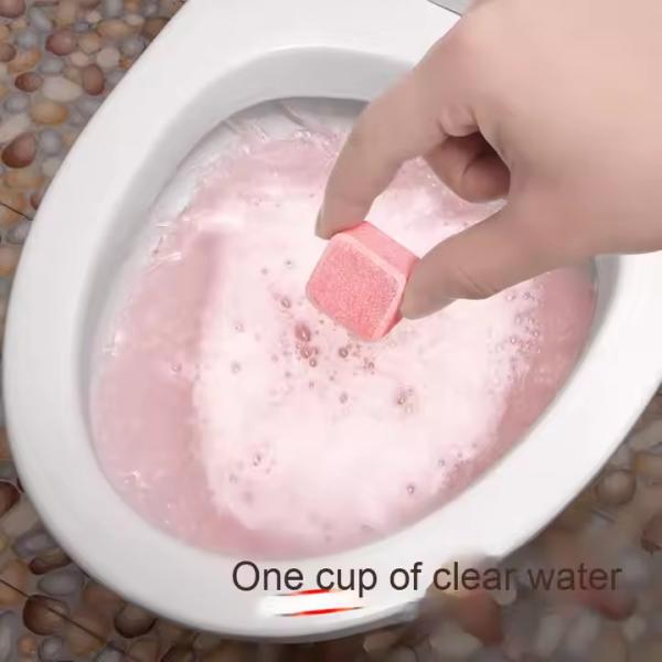 Bathroom Recommended Bulk Fruity Solid Effervescent Tablets Hot Pink Toilet Cleaner Tablets