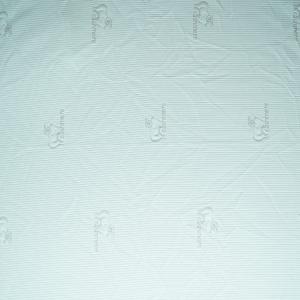 Pure White TUV 180gsm Mattress Ticking Fabric 100 Polyester Interlock Fabric