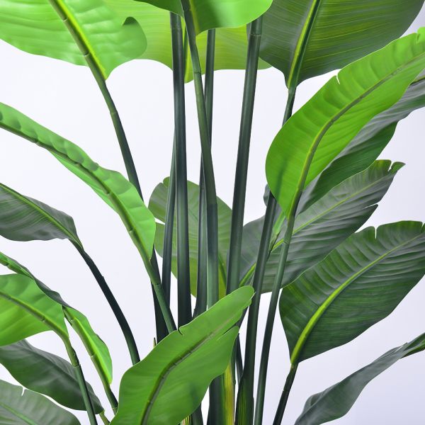 Traveller Ravenala Pot Planted Plastic Tree Wholesale Best Artificial Bird Of Paradise Plant