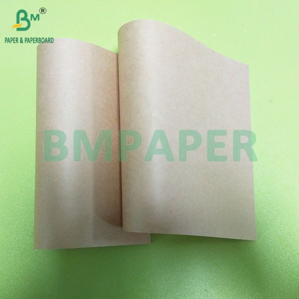 60gsm 100% Virgin Wood Pulp Brown Kraft Bags Paper For Food Packing