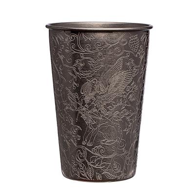 Premium Metal Stainless Steel Wine Glass For Bar Home Outdoor Camping