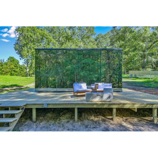 Double Tempered Double Glazed Lowe Glass Steel Frame Glass House Sunrooms For Outdoor