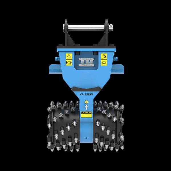OEM Excavator Attachments Q345B Q345B NM400 Drum Cutter Use For 12 - 18 tons Excavator