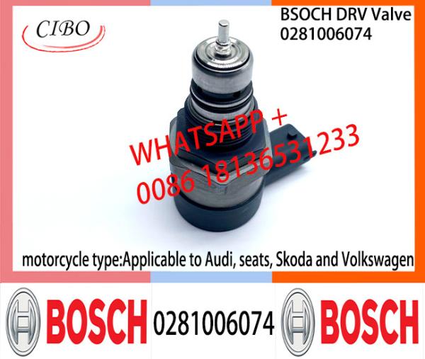 Válvula de controle 0281006075 0281006074 0281006075 da válvula 0281006074 de BOSCH DRV aplicáveis a Volkswagen Audi