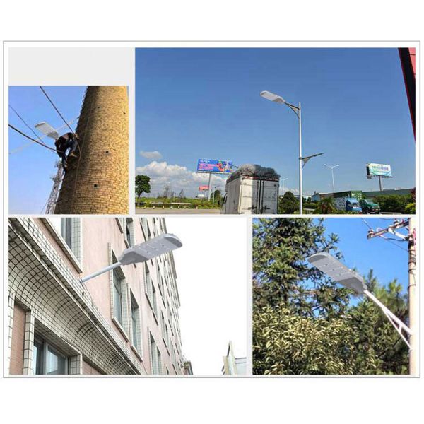 Материал 115льм/в серой заливки формы уличных светов СИД раковины на открытом воздухе алюминиевый