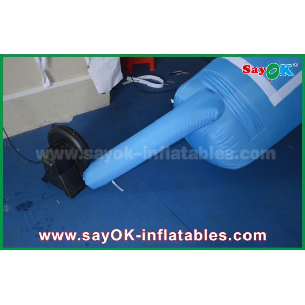 Inflatable Rainbow Arch Customized Blue Inflatable Arch Velcro Print Event Inflatable Finish Line