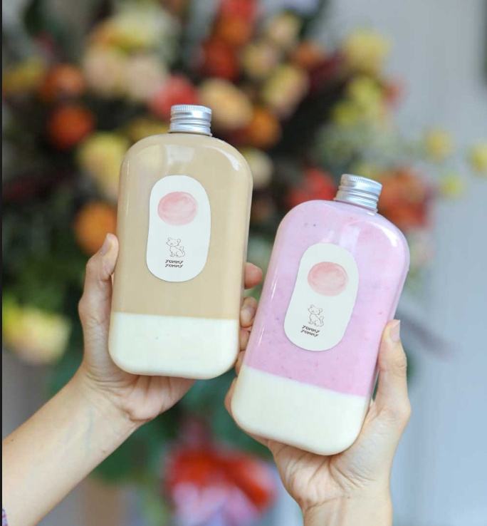 Напиток ODM SGS пластиковый разливает 12 Oz по бутылкам для выпивать чая молока Smoothie