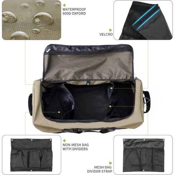 Большой вместимости расширяемый складной сумки для путешествий