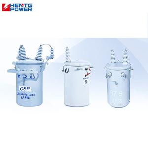 10Kva To 167Kva Single Phase Pole Mounted Transformer 60Hz Optimized Design OEM
