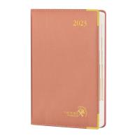 2023 ordre du jour hebdomadaire mensuel du papier A5 du planificateur 80gsm de programme quotidien rose